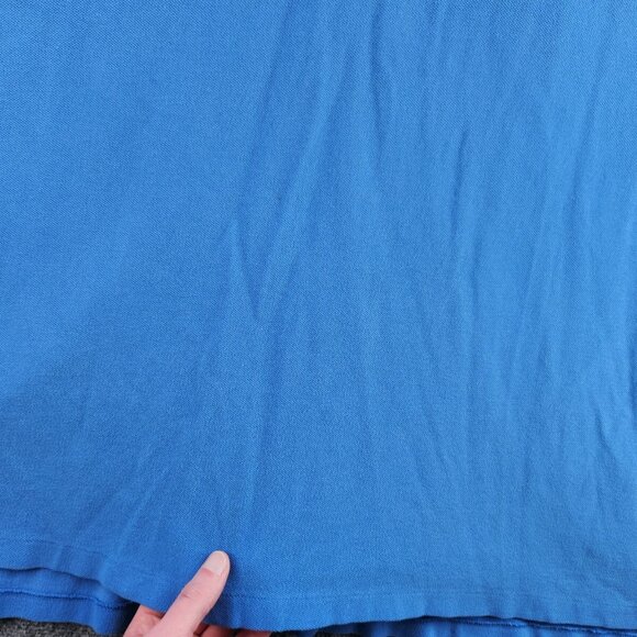 Polo Ralph Lauren 3XLT Short Sleeve Blue Polo Shirt Pink Embroidery Logo Cotton - Picture 16 of 16